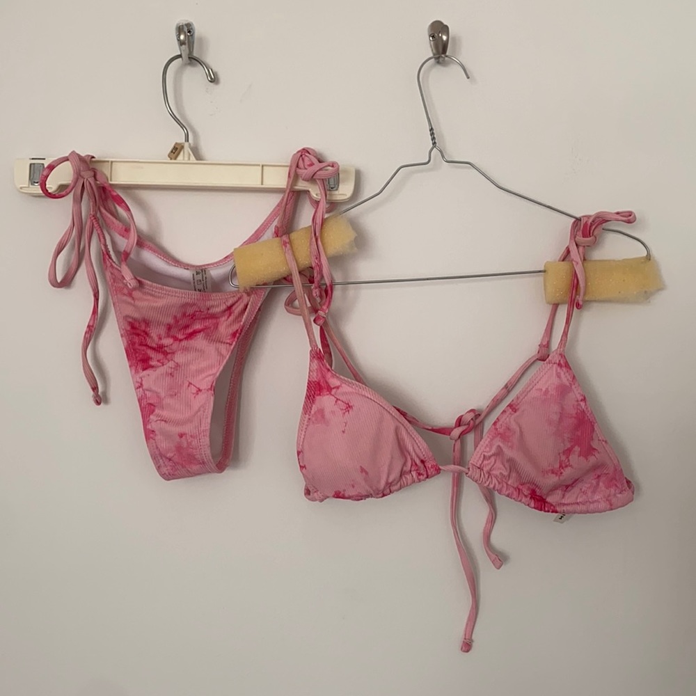 ⚡️ SEND BEST OFFER ⚡️ pink tie dye bathing suit